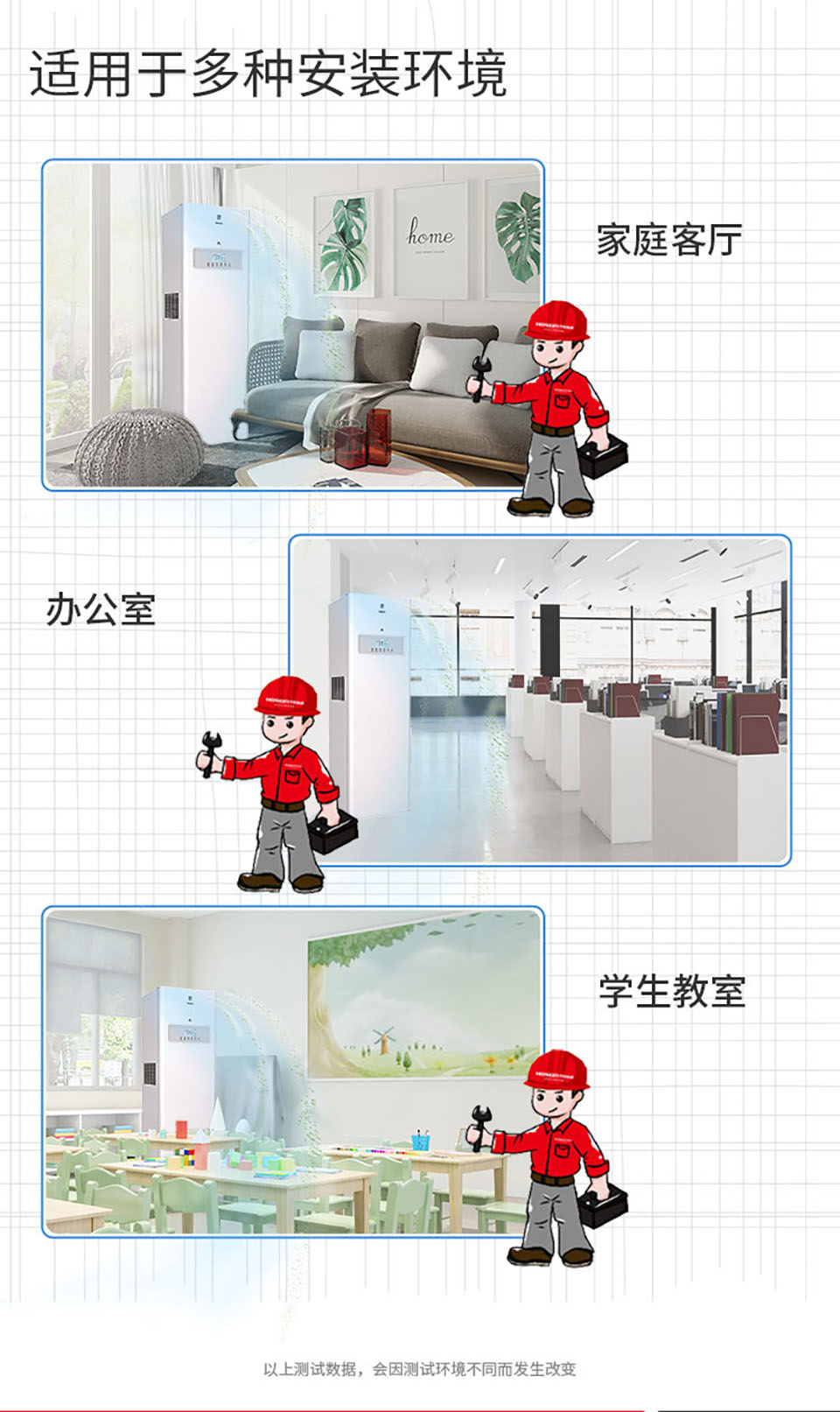 松下柜式新風機