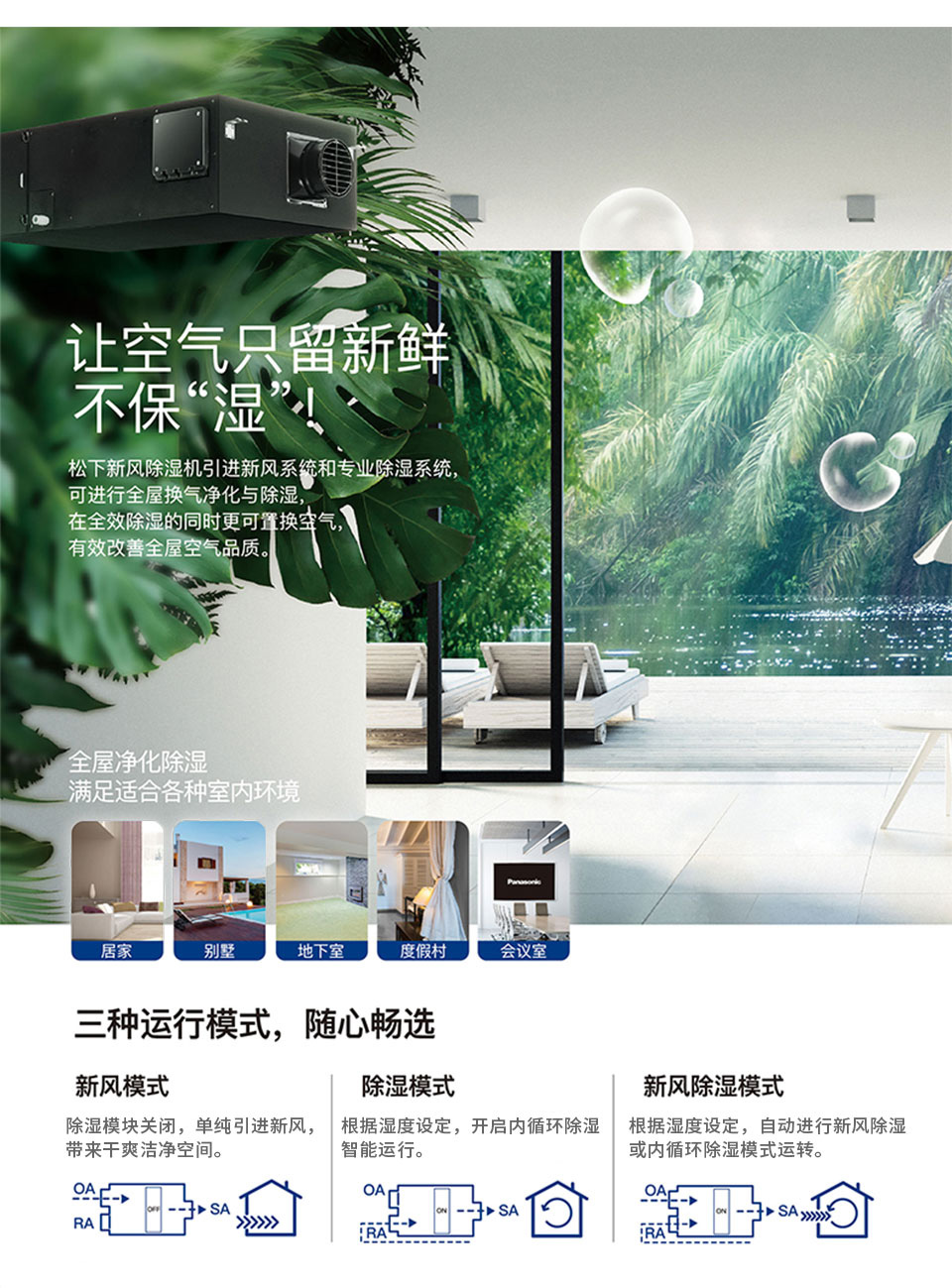 松下除濕新風(fēng)機